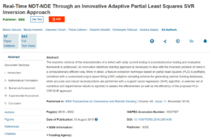 "Real-Time NDT-NDE Through an Innovative Adaptive Partial Least Squares ...